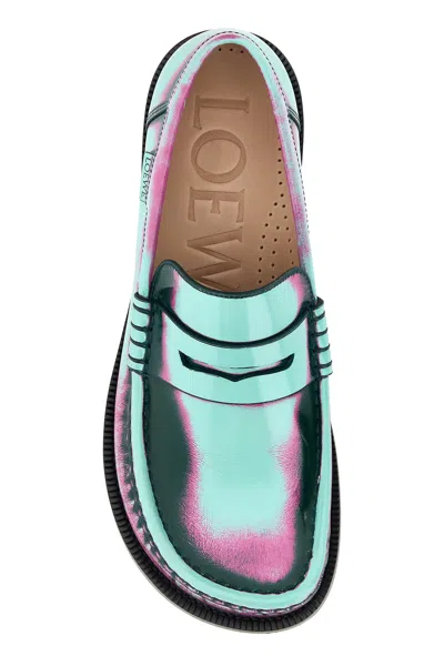 Loewe Mocassini Campo In Pelle Multicolor Donna