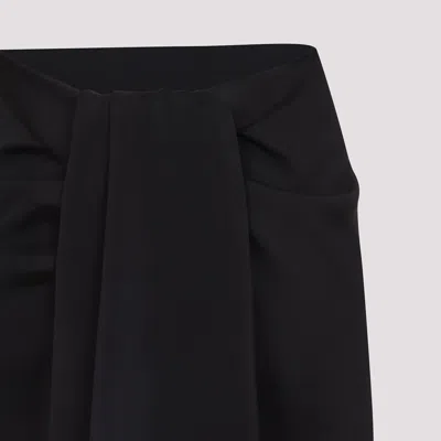 Jacquemus Floor-length Viscose Blend Skirt In Black