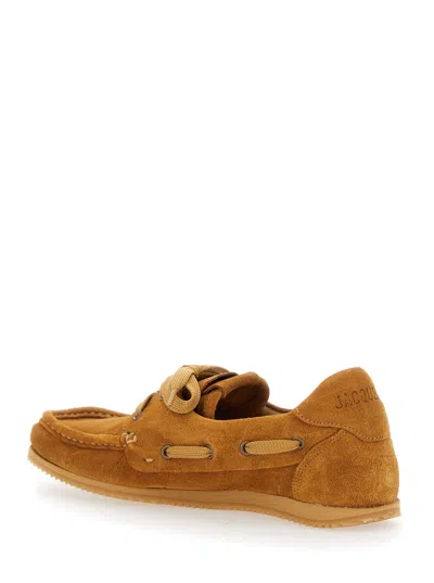 Jacquemus Les Batto Loafers In Brown