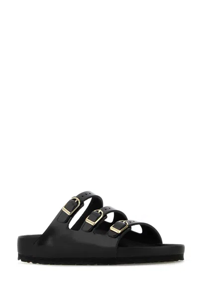 Birkenstock Sandals Florida In Blacknaturallea