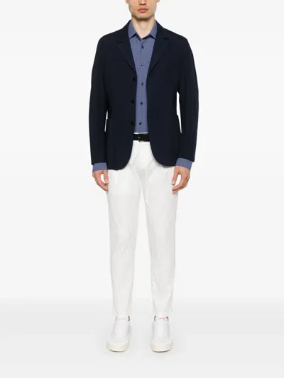 Mazzarelli Nylon Shirts In Blue