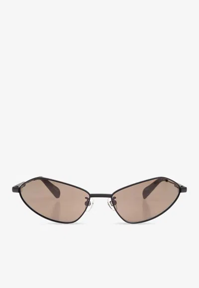 Jacquemus Bambino Cat-eye Sunglasses In Gray