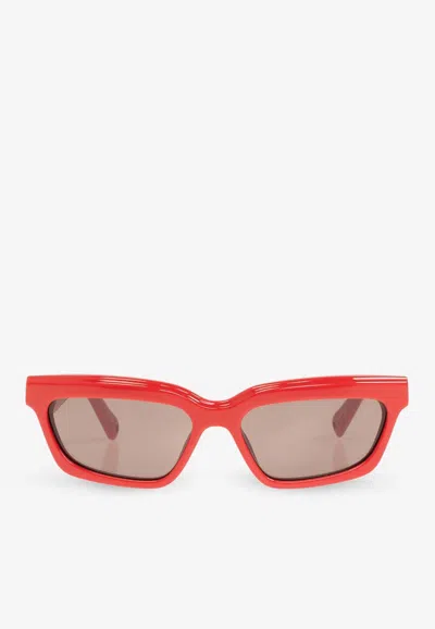 Jacquemus Salon Cat-eye Sunglasses In Gray