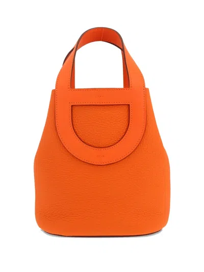 Pre-owned Hermes 2023 In-the-loop Handbag In Orange