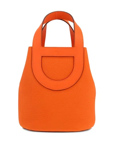 Pre-owned Hermes 2023 In-the-loop Handbag In Orange