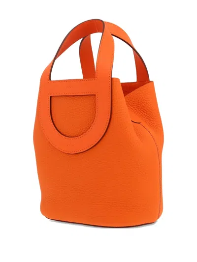Pre-owned Hermes 2023 In-the-loop Handbag In Orange