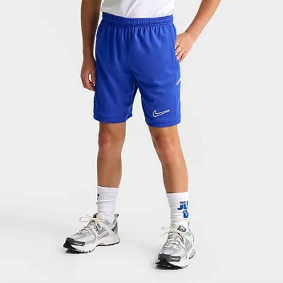 Nike Kids' Dri-fit Training Shorts In Game Royal/game Royal/white