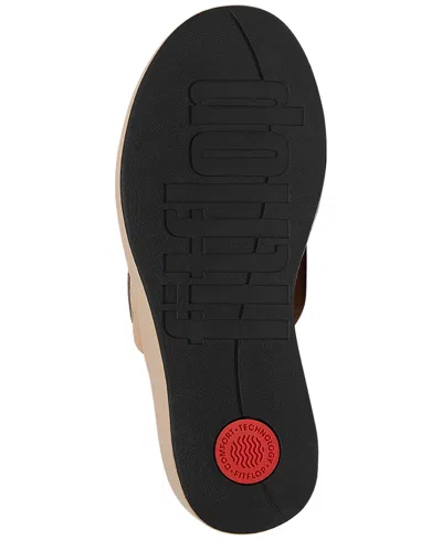 Fitflop Women's Flatforms Wedge Toe-post Sandals In Classic Beige