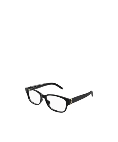 Saint Laurent Full Frame Plain Mirror In Black