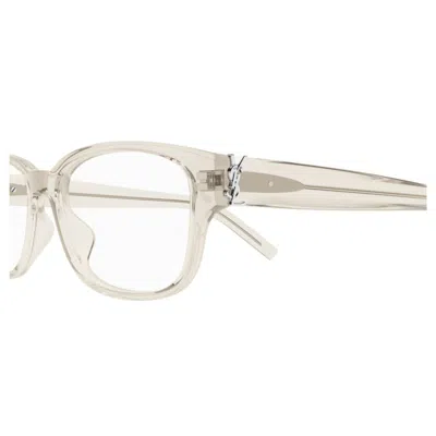 Saint Laurent Square Frame Mirror In White