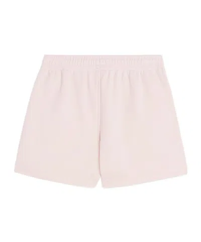 Maison Kitsuné Baby Fox Patch Regular Jog Shorts In Rosewater
