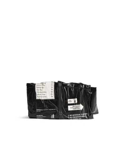 Balenciaga Leather Clutch Bag In Black