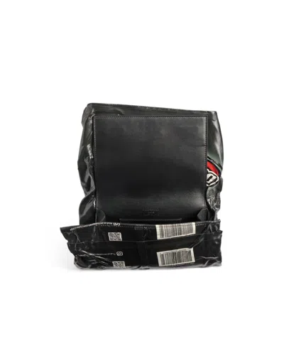 Balenciaga Leather Clutch Bag In Black