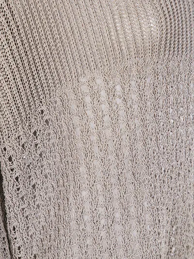 Max Mara Paggi V-back Knitted Jumper In Neutral