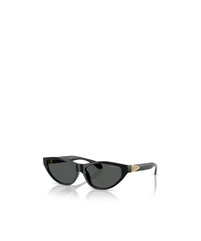 Versace Full Frame Sunglasses In Gray