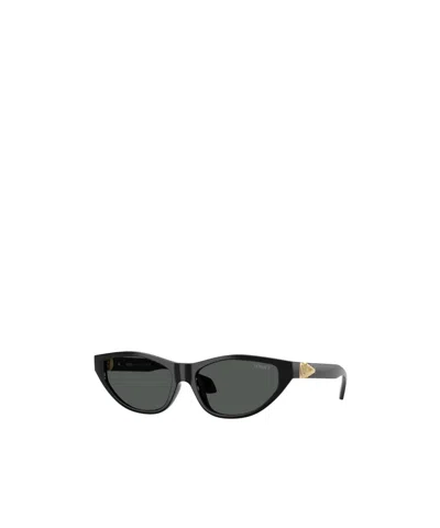 Versace Full Frame Sunglasses In Gray