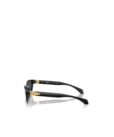 Versace Full Frame Sunglasses In Gray