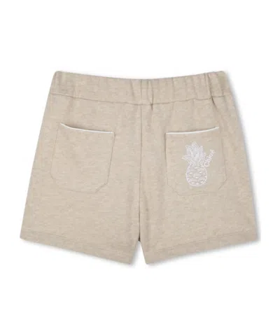 Chloé Drawstring Shorts In Beige