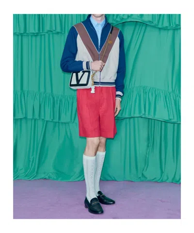 Valentino Jersey Felpa Vlogo Signature Cpu Grandala In Black