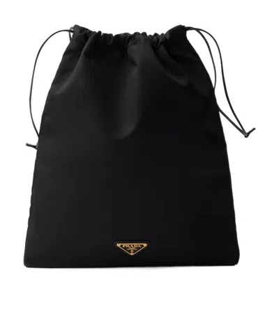 Prada Busta In Tessuto Nero  Donna In Black