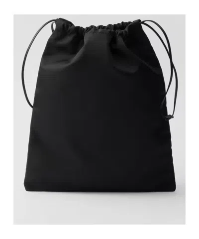 Prada Busta In Tessuto Nero  Donna In Black