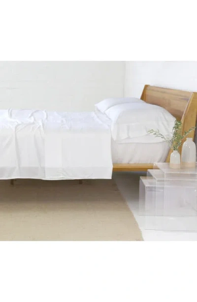Pom Pom At Home Cotton Sateen Sheet Set In White