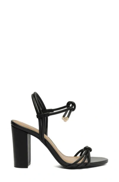 Arezzo Women's Camila High Block Heel Sandals In Black Leather