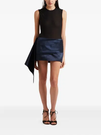 Alex Perry Sheer Bodysuit In Black