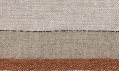 Pom Pom At Home Beck Oversize Linen Throw Blanket In Natural