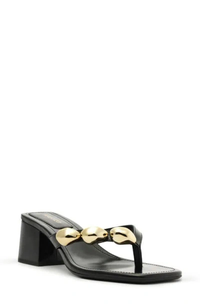 Arezzo Women's Sunny Mid-block Sandals In Black