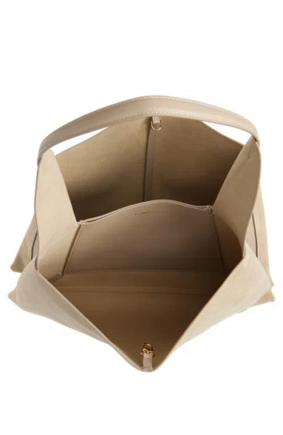 Ree Projects Large Clare Suede Tote In Sandstone