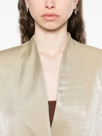 Rame Metallic Blazer In Neutrals