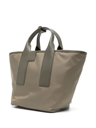Furla Large Piuma Tote Bag In Brown