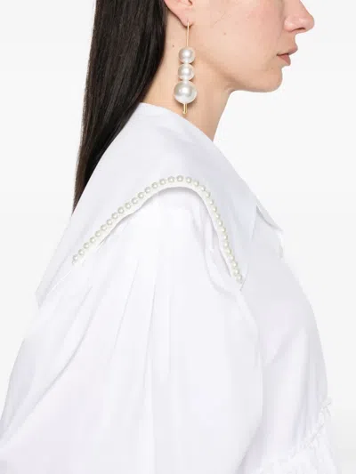 珠饰水手领迷你连衣裙