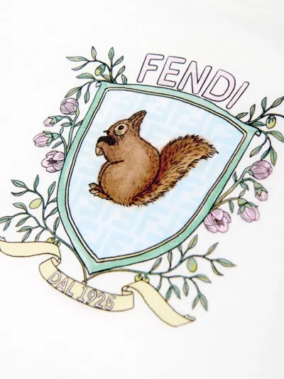 Fendi Logo-print T-shirt In White
