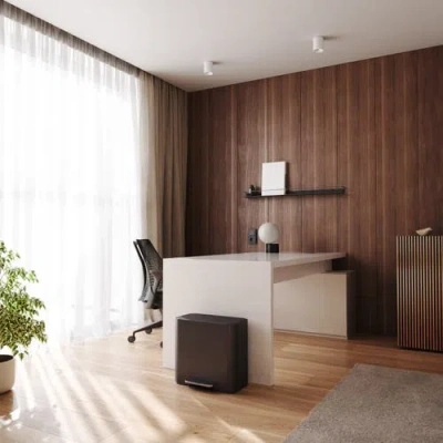 Simplehuman 15l Mini Recycler Step Can In Matte Black