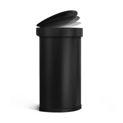 Simplehuman 45l Semi-round Sensor Can In Matte Black