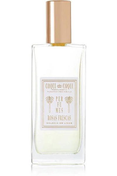 Shop Coqui Coqui Rosas Frescas Linen Spray, 100ml In Colorless