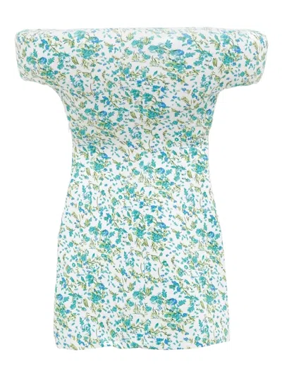 Duran Lantink Padded Mini Dress In Multi