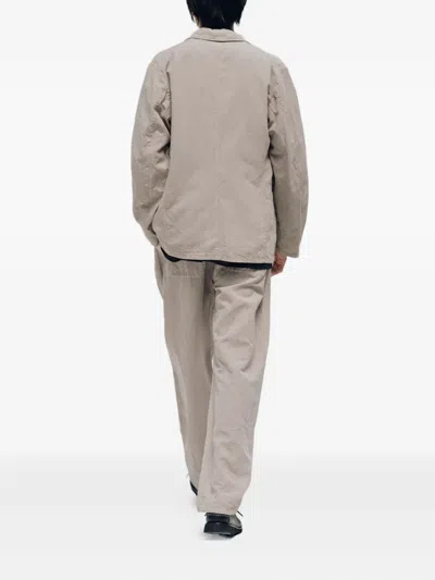 Kaptain Sunshine Versatile Cotton-linen Blend Jacket In Neutrals