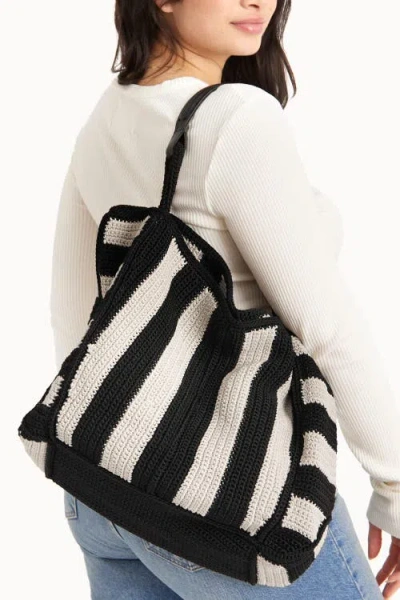 The Sak Los Feliz Large Tote Bag In Maritime Stripe
