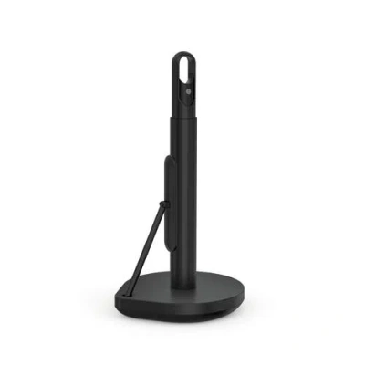 Simplehuman Paper Towel Holder With Spray In Matte Black