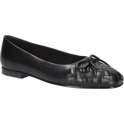 Bella Vita Women's Francie Square Toe Flats In Black