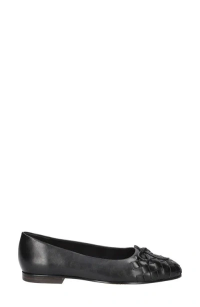 Bella Vita Women's Francie Square Toe Flats In Black