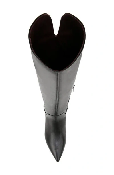 Sarto By Franco Sarto Gwyn Pointed Toe Over The Knee Boot In Black