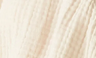 Michael Stars Evie Gauze Faux Wrap Top In Cement