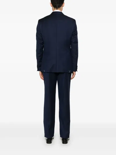 Corneliani Wool Suit In Blue