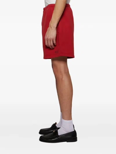Bode Camper Track Shorts In Red