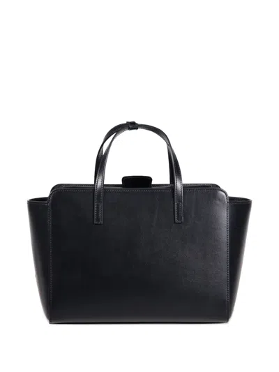 Hidesins Flap M Tote Bag In Black