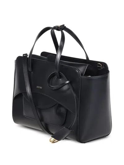 Hidesins Flap M Tote Bag In Black